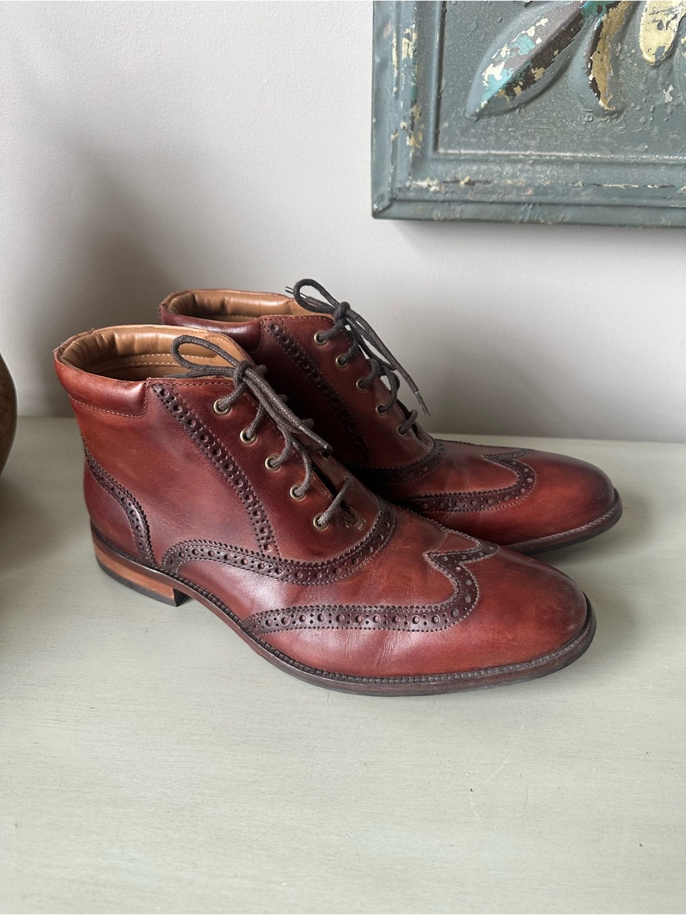 Cole haan men’s wingtip chukka boot shoes 8.5